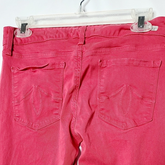 Anthropologie Level 99 Lily skinny pink flattering jeans sz 27 - Picture 7 of 7